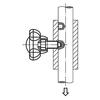 Kipp Indexing Plungers lock and clamp, metric K0245.14107